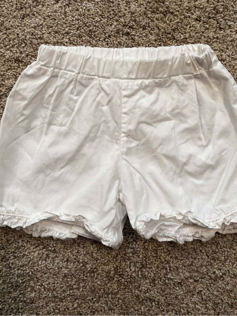 LILA + HAYES ruffle shorts. 2T.